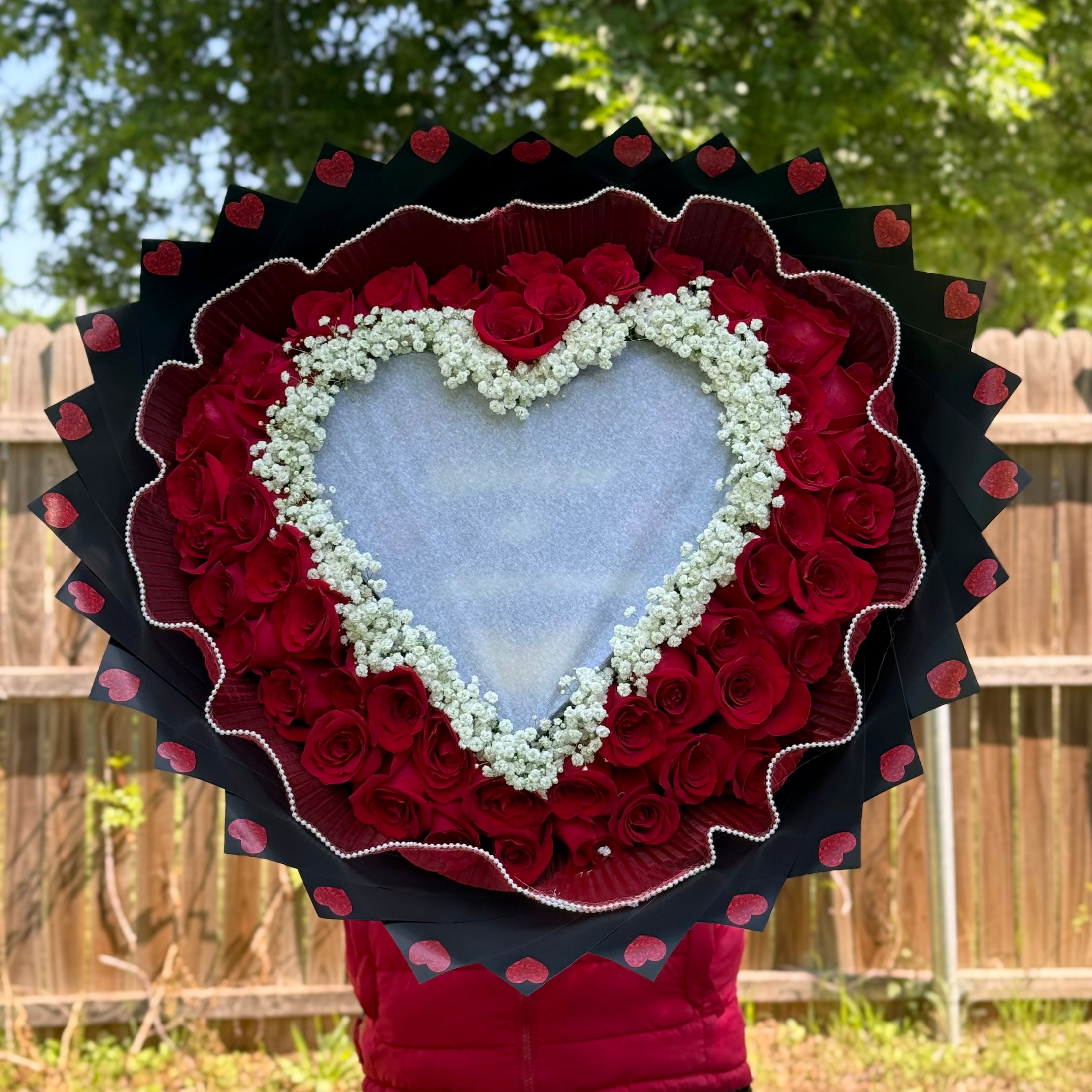 Ramo de corazón flamable ❤️🔥
