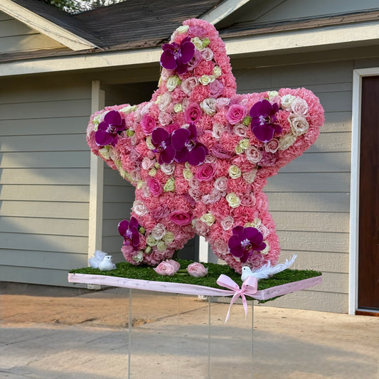 🌸 Estrella de Amor Rosa