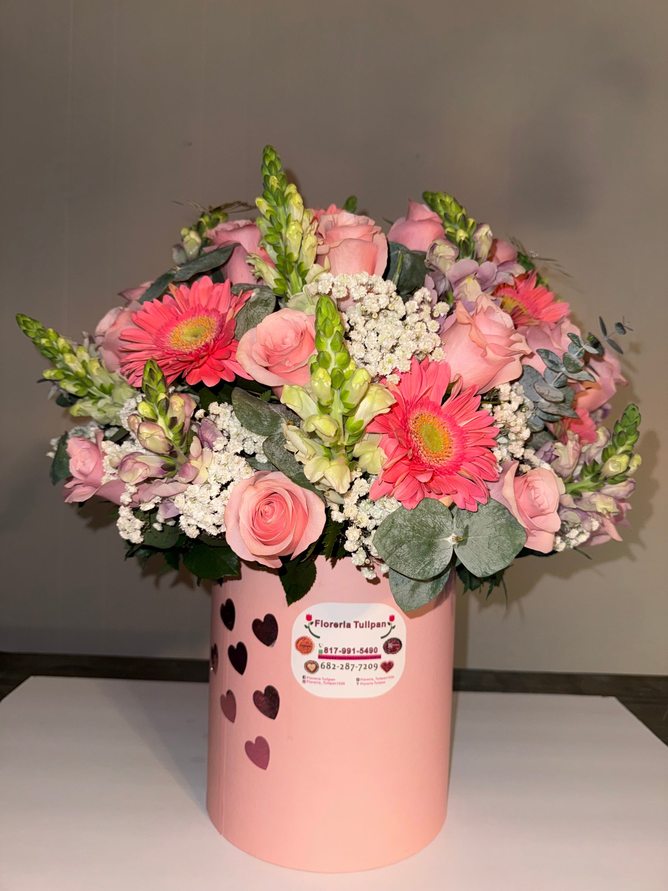Caja de flores surtidas 🌹🌸