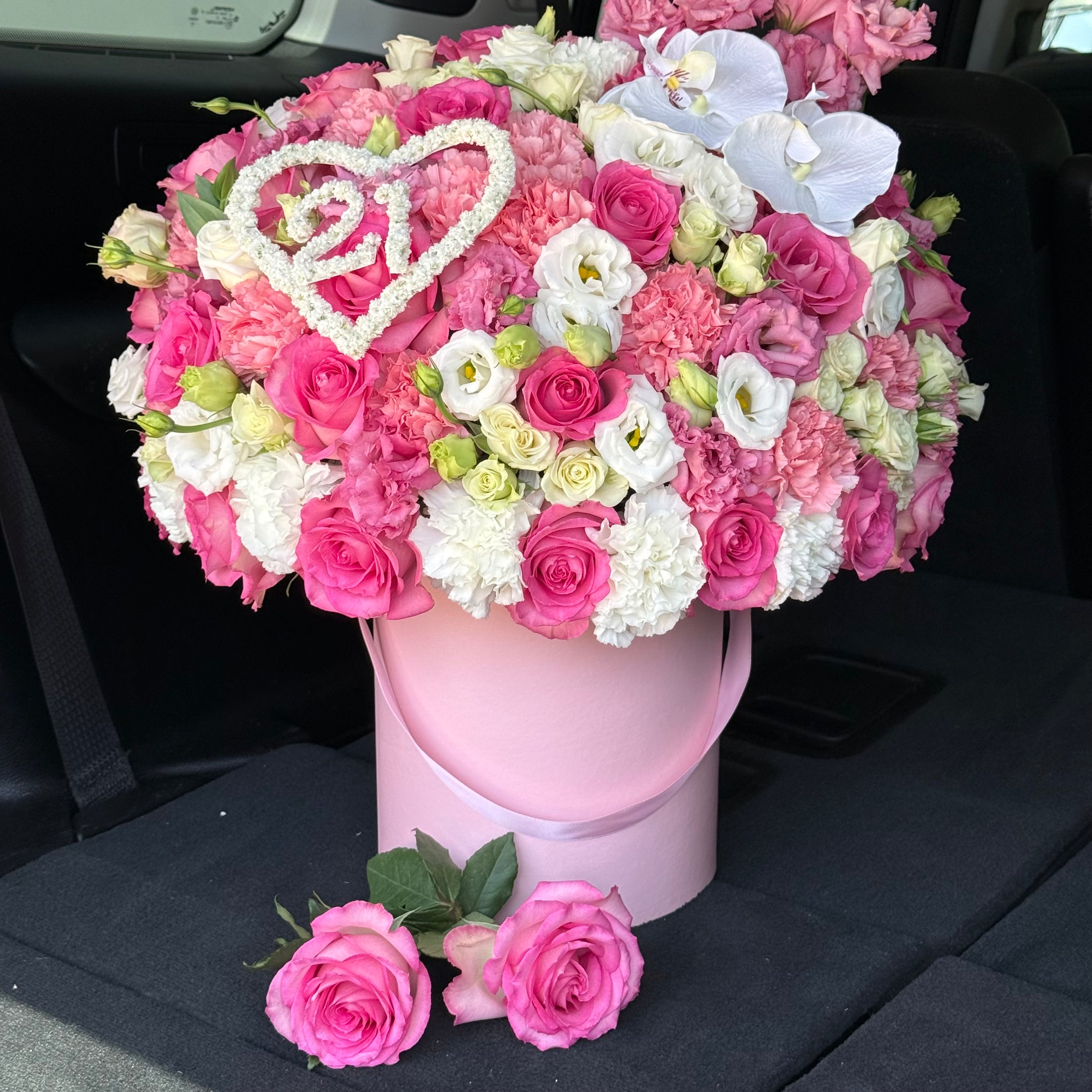 Caja de flores surtida🌸💕