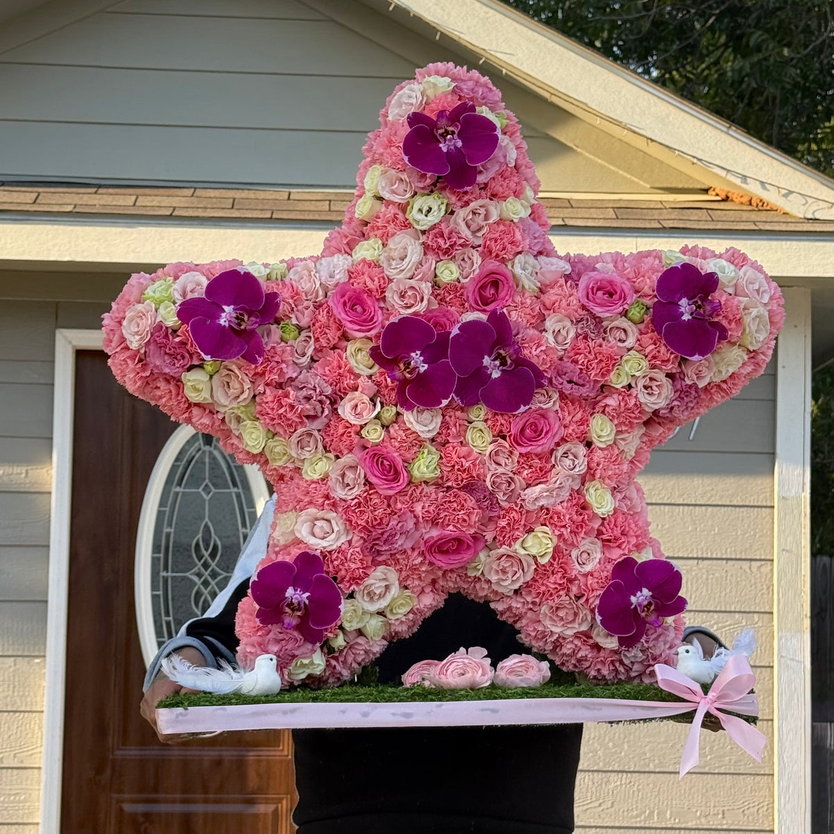 🌸 Estrella de Amor Rosa