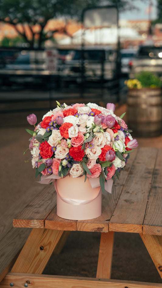 Caja de flores surtida 💕🌸💐