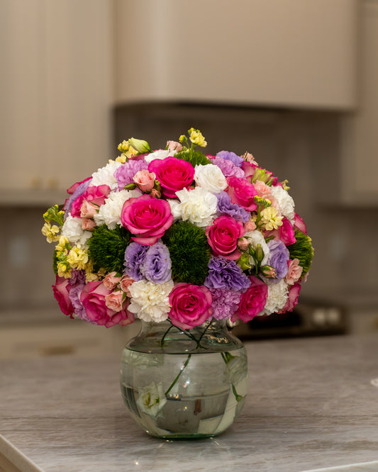 Flores surtidas 🌸 base de crystal