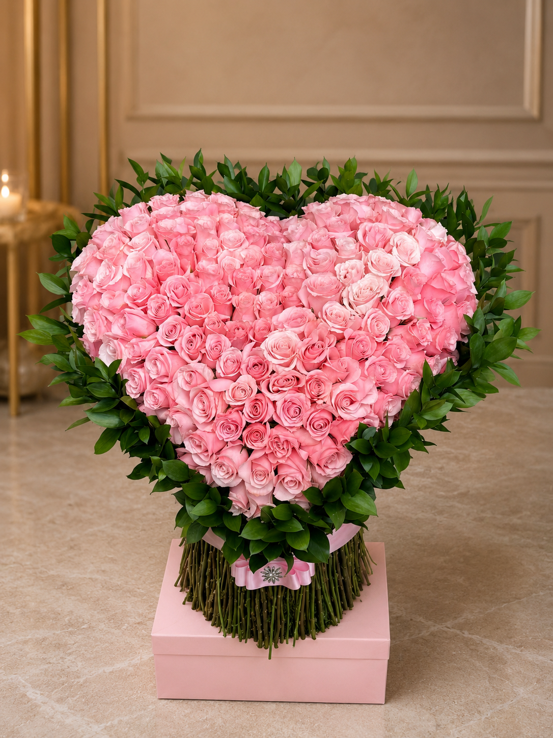 Corazón de rosas 🌹