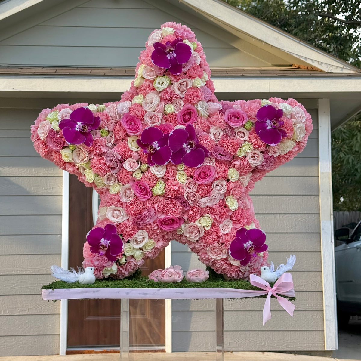 🌸 Estrella de Amor Rosa