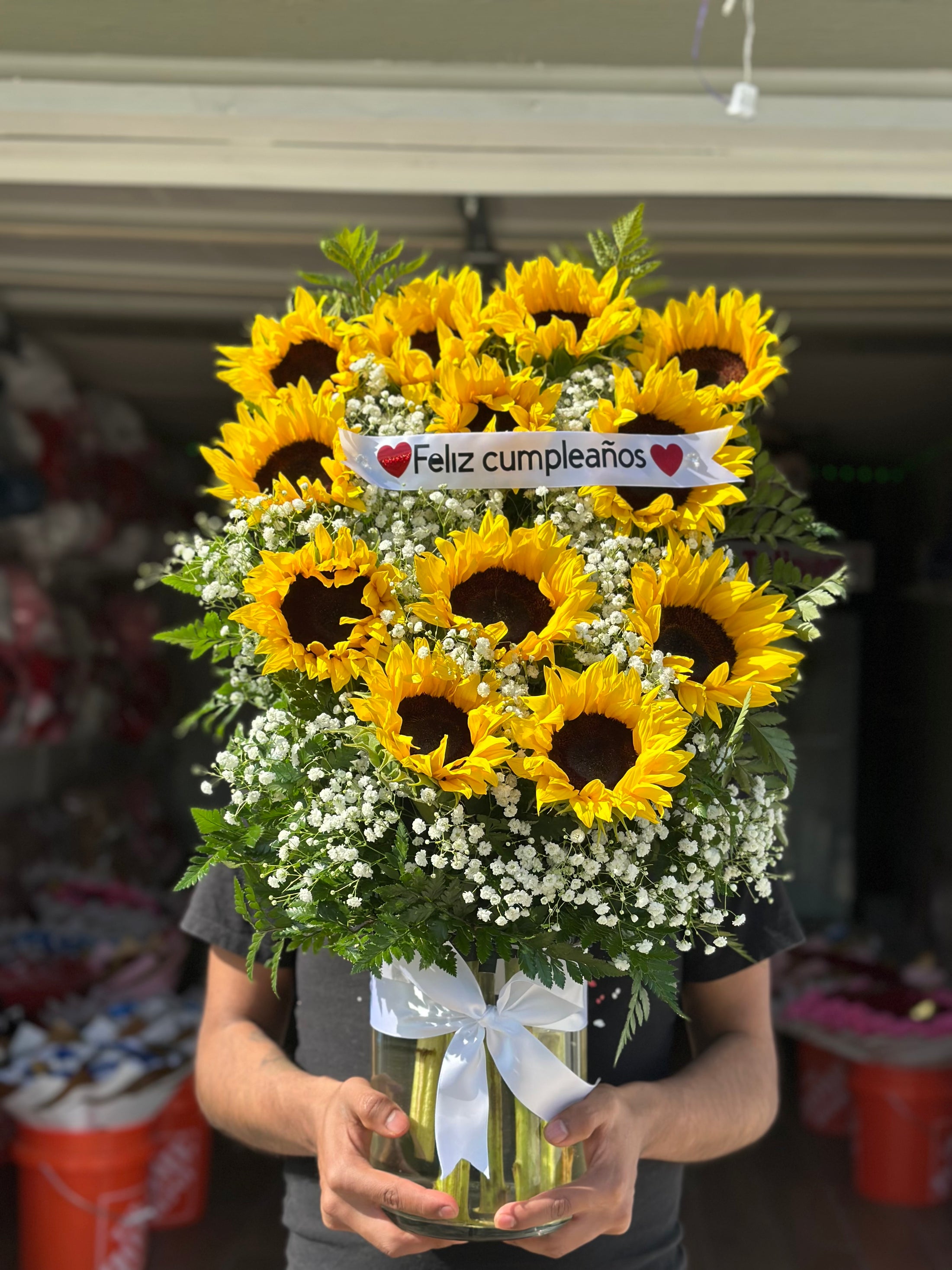 Arreglo de girasoles 🌻