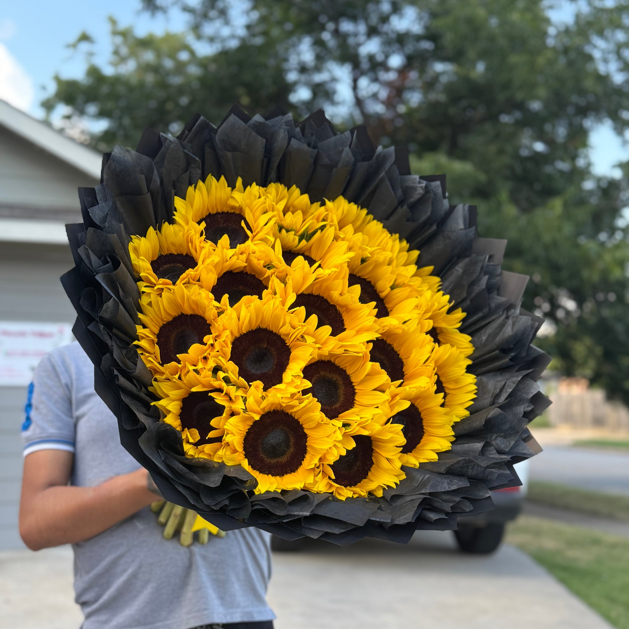 Ramo de 24 girasoles 🌻