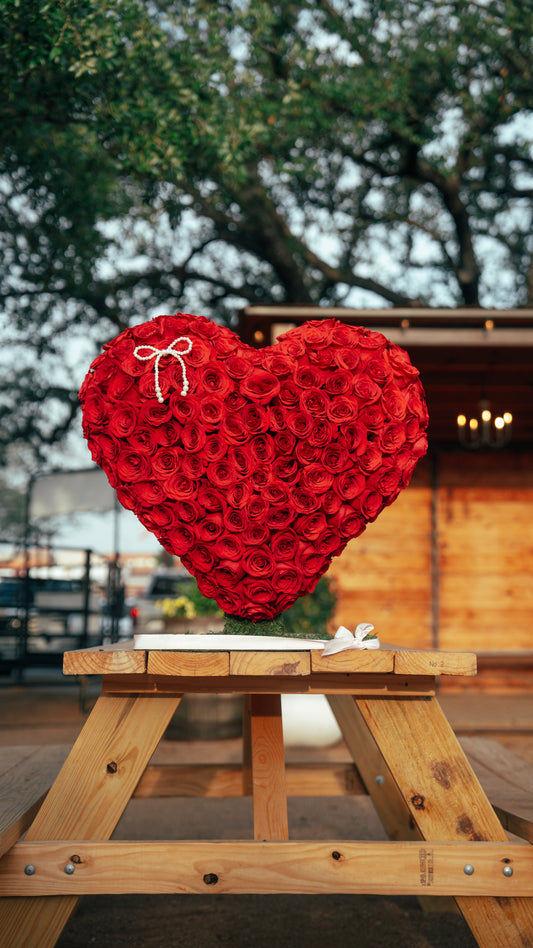 Corazón de rosas ❤️🌹