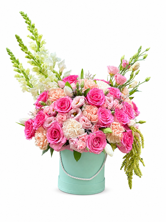 Cajita de flores surtidas